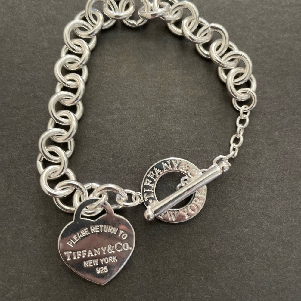 Tiffany Heart Tag Toggle Bracelet REPLICA